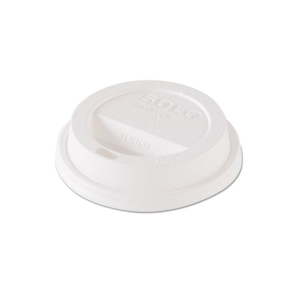 Dart Traveler Dome Hot Cup Lid, Fits 8oz Cups, White, 10PK TL38R2 - main